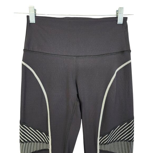 Lululemon Womens Channel Your Energy Tight 28" Size 6 Black White Luxtreme - Picture 3 of 14